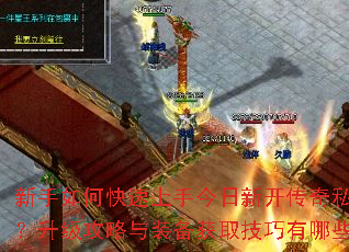 新手如何快速上手今日新开传奇私服?升级攻略与装备获取技巧有哪些? 新手如何快速上手今日新开传奇私服?升级攻略与装备获取技巧有哪些?