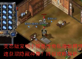 变态版宠物小精灵传奇私服如何快速获取隐藏神兽?终极攻略解析 变态版宠物小精灵传奇私服如何快速获取隐藏神兽?终极攻略解析