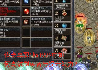 ���浥ְҵsf999����θ�Чˢװ��������ս����