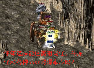 ��֪��gm��͸¶����֡�ţħ�ֺ͸���boss�ı��ʱ���