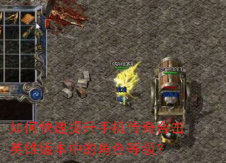 ��ο��������ֻ�����ϻ�Ӣ�۰汾�еĽ�ɫ�ȼ���